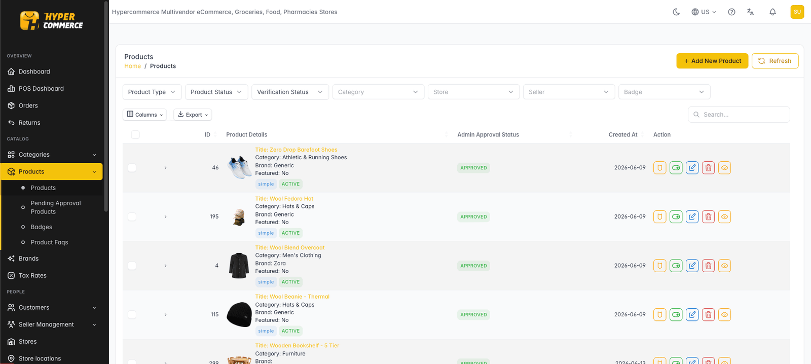 Product moderation