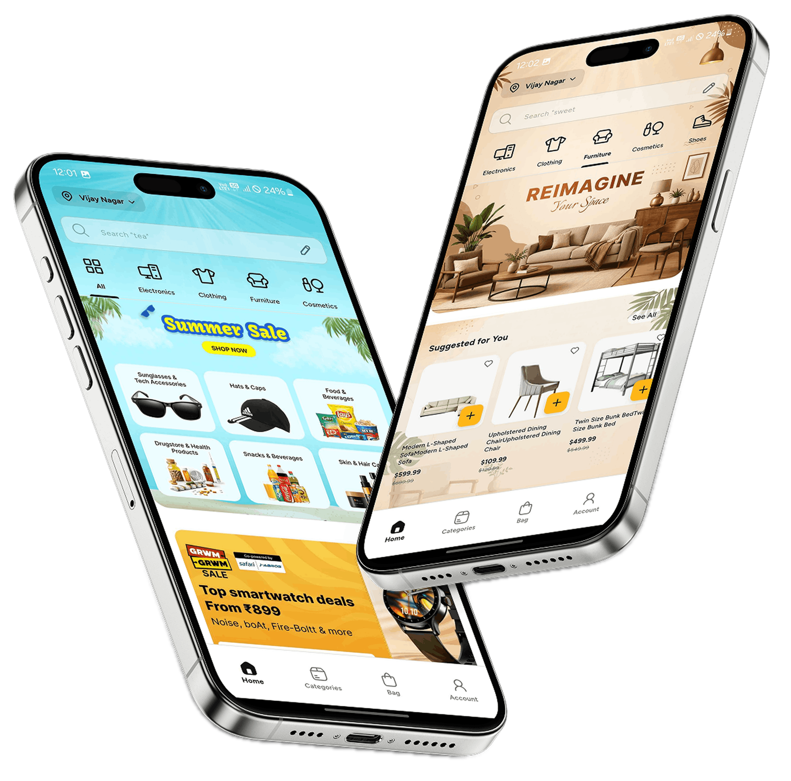 Hypercommerce mobile apps