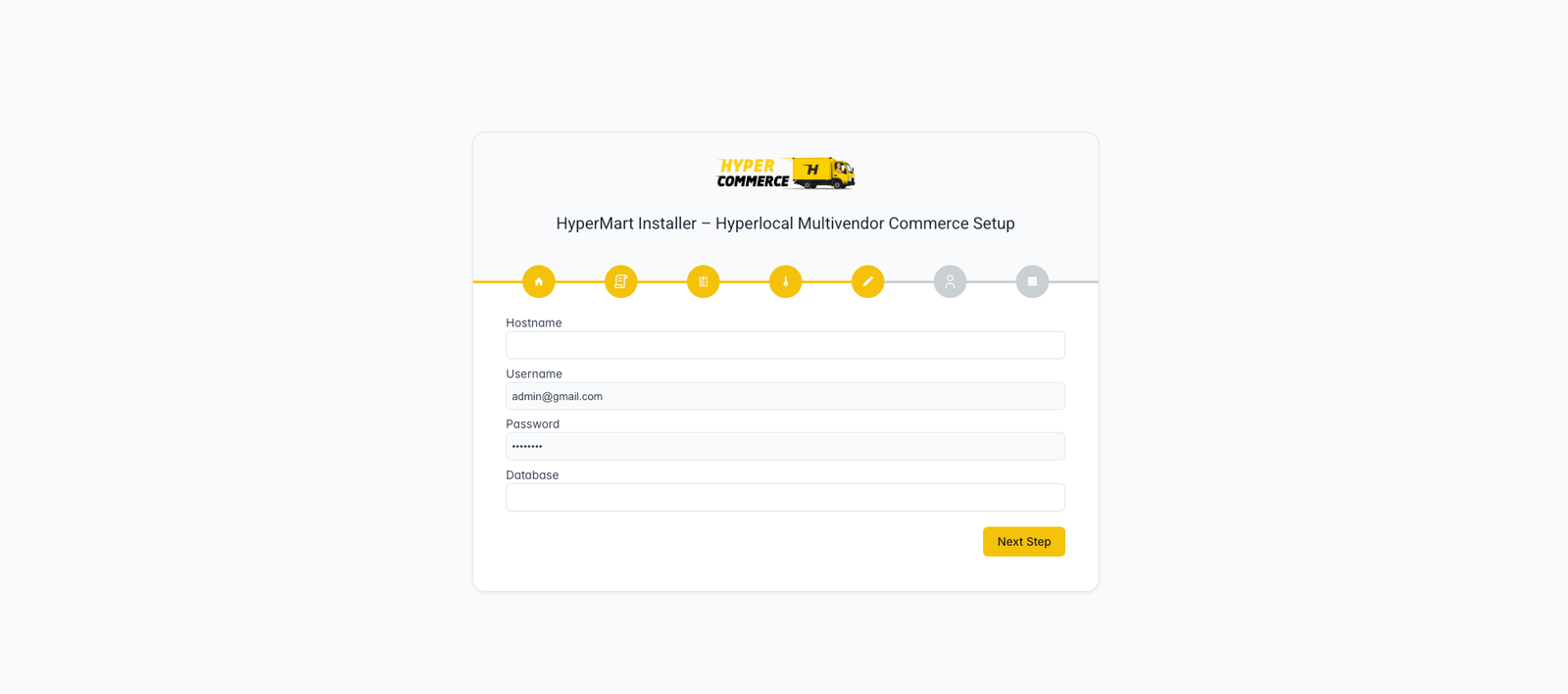 Environment and database details